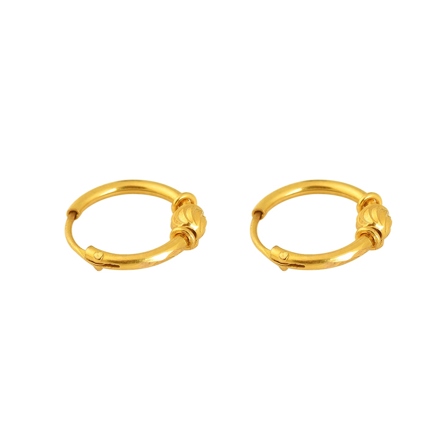 Golden Dazzling Earrings Made with pure 925 Silver