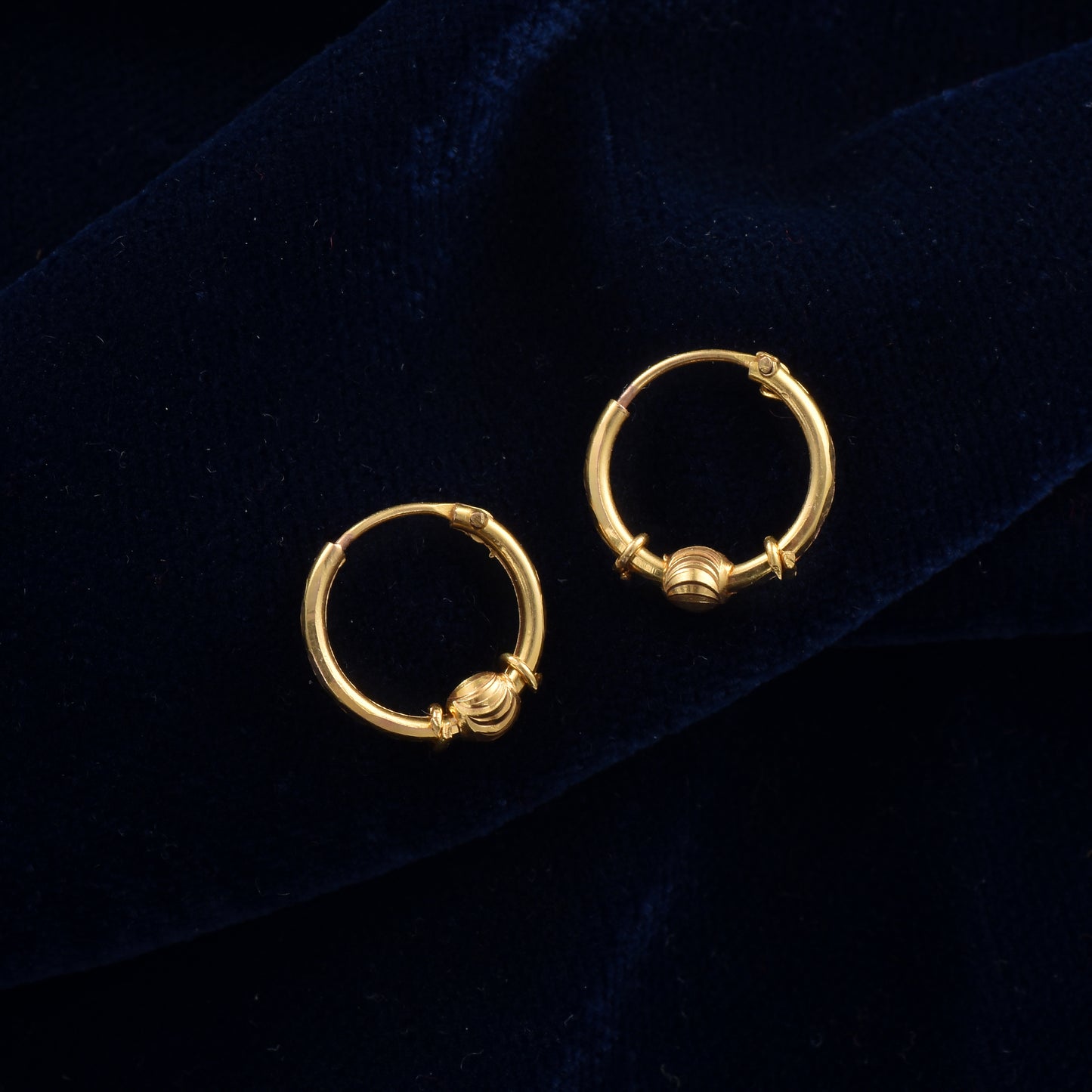 Golden Dazzling Earrings Made with pure 925 Silver
