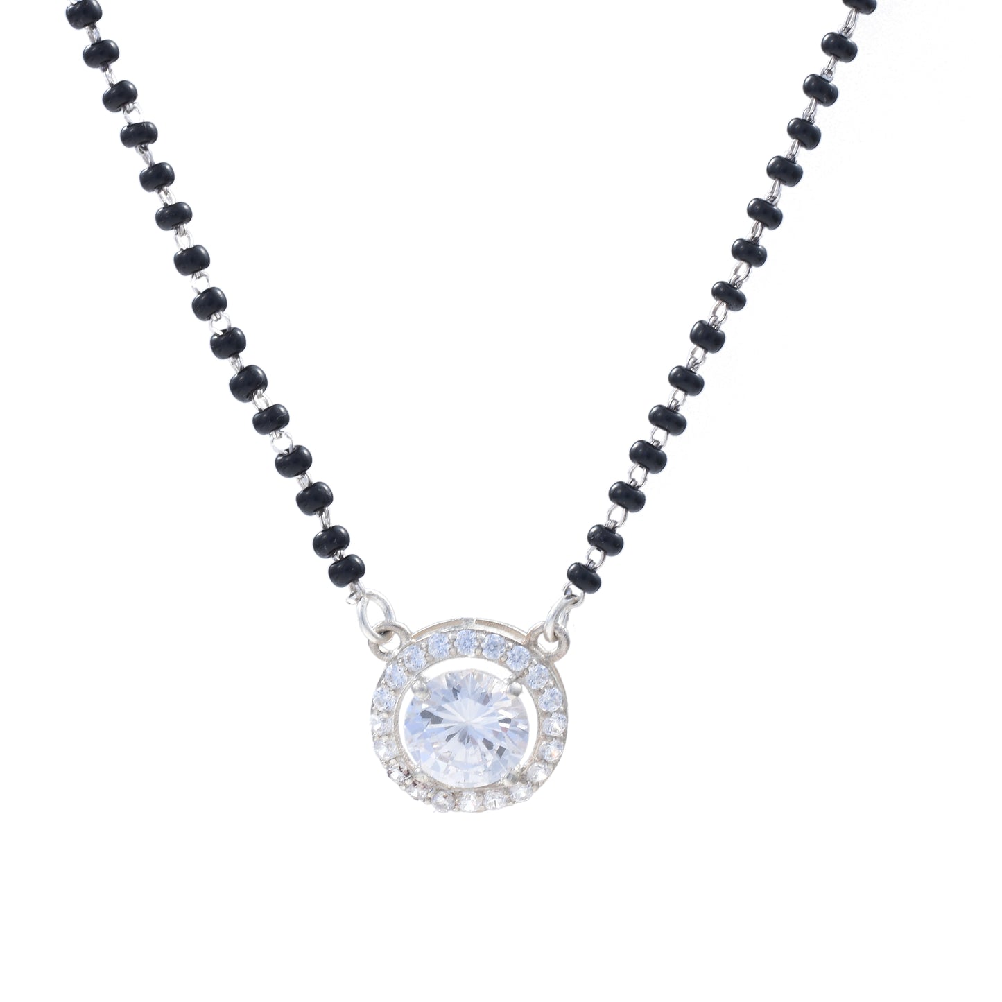 Silver Drizzle Drop Mangalsutra