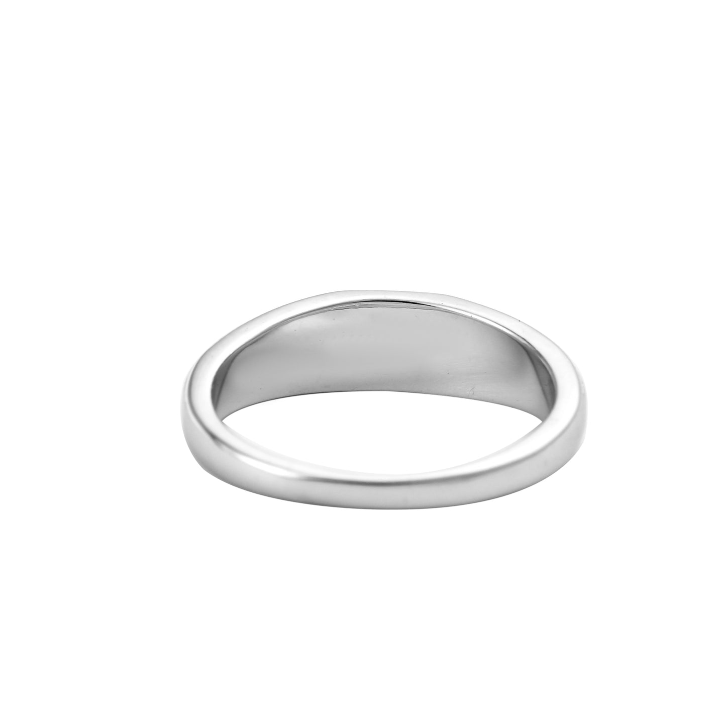 Silver Frost Rhodium Charm Ring
