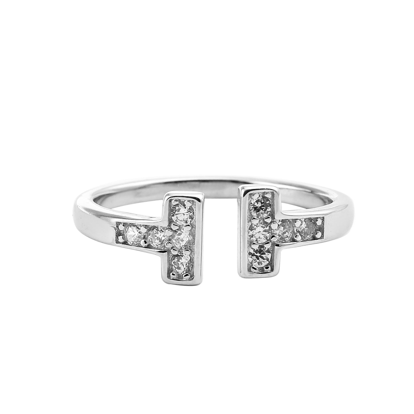 Silver Charm Set Ring & Tops