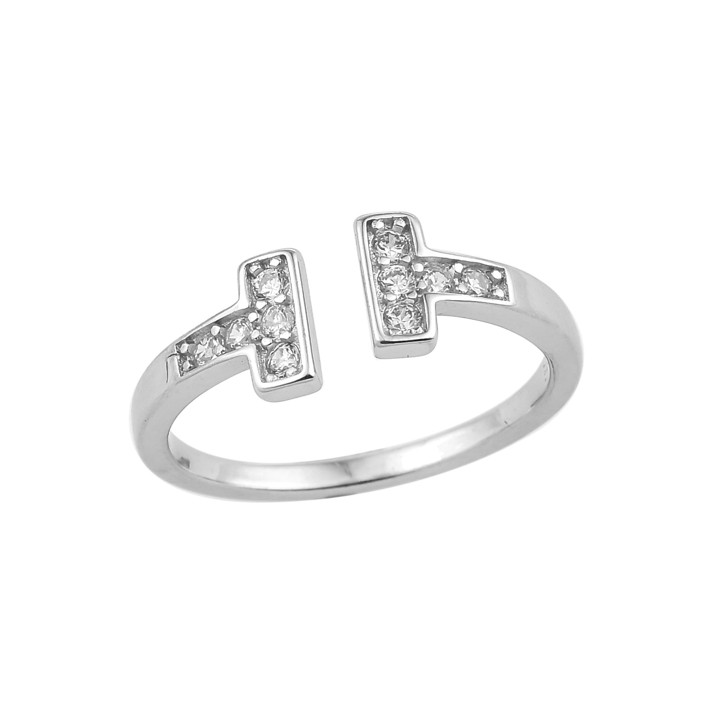 Silver Charm Set Ring & Tops