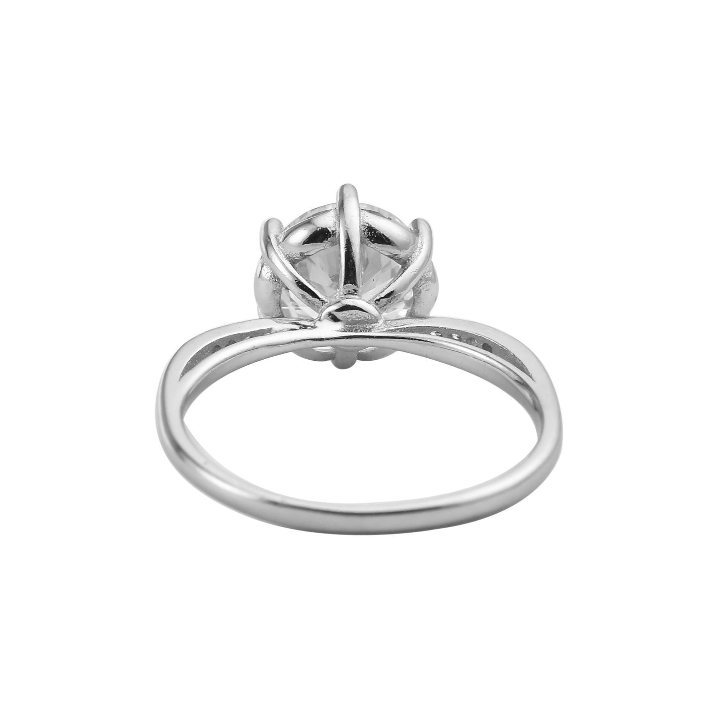 Silver Diamond Luxe Zircon Ring