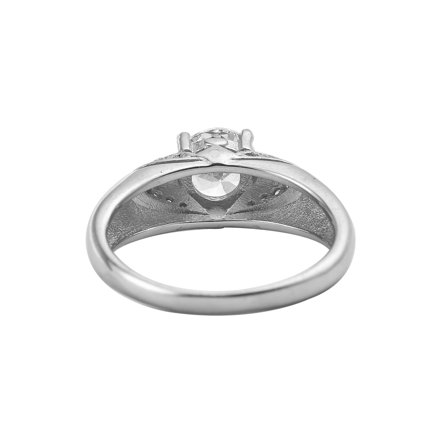 Silver Luxe Zircon Sparkle Ring