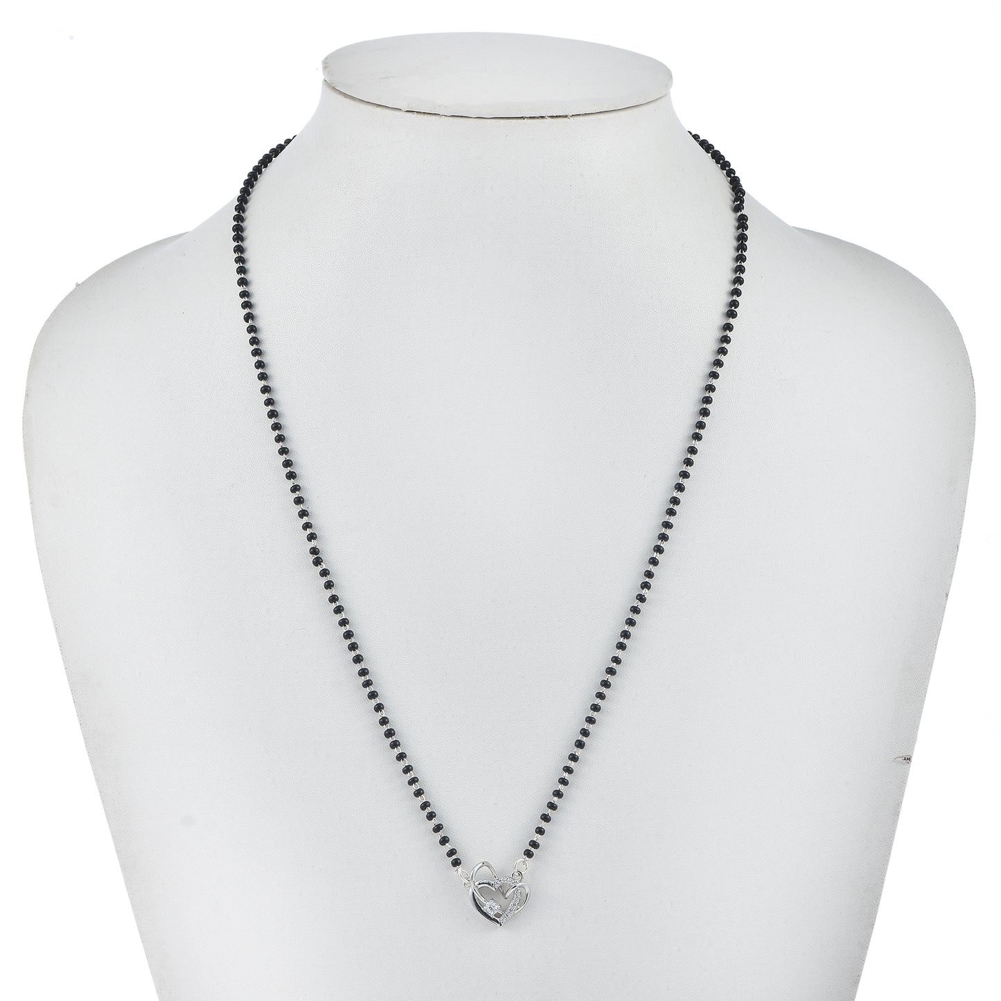 Eternal Shine Silver Rhodium Mangalsutra