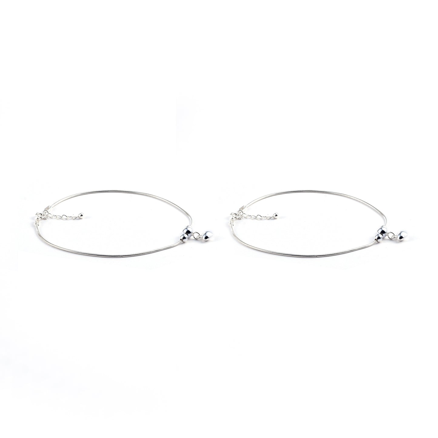 Silver Serenity Anklet