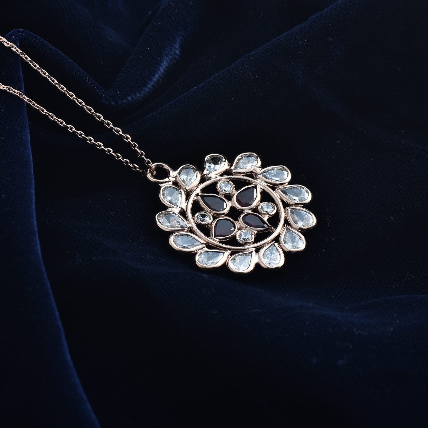 Rose Gold Charm Neckless