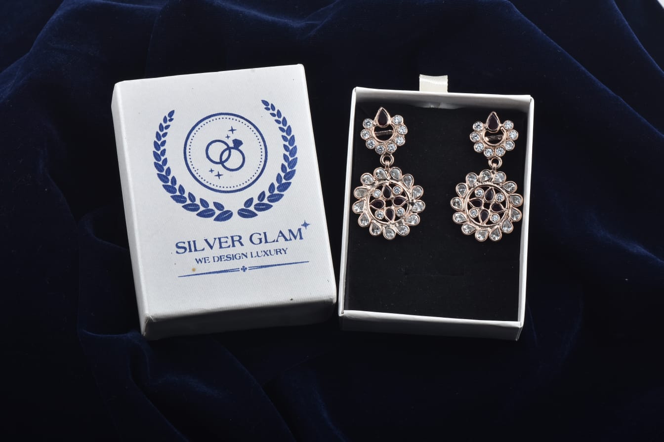 Silver Twilight Gleam Earrings