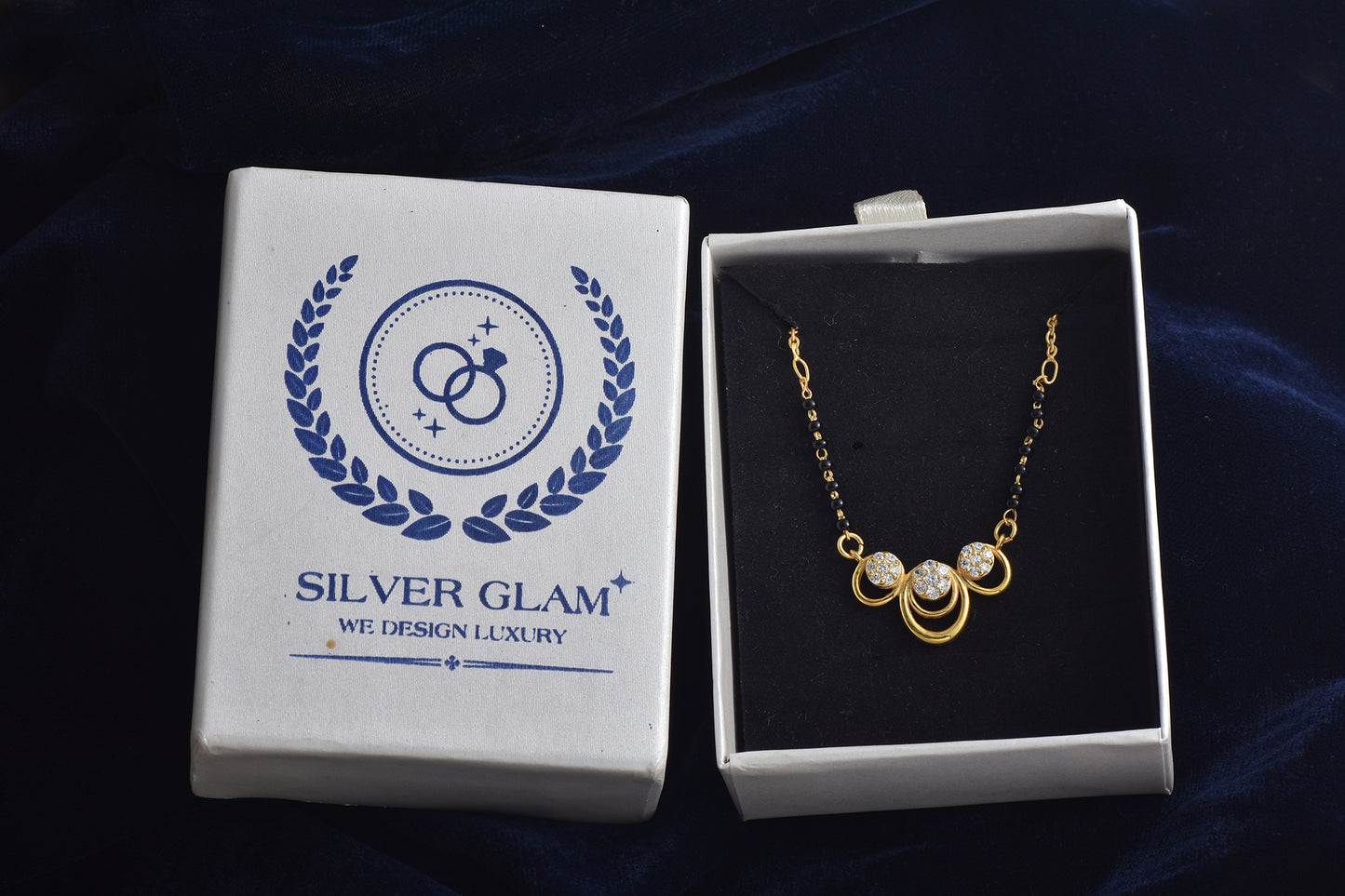 925 Silver Gold-Plated Mangalsutra