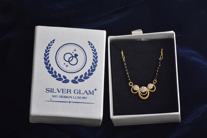 925 Silver Gold-Plated Mangalsutra