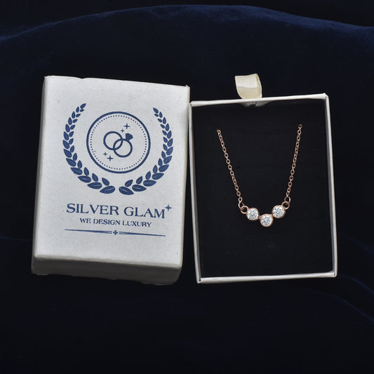 Rose Gold Elegance in 925 Silver: Timeless Glow