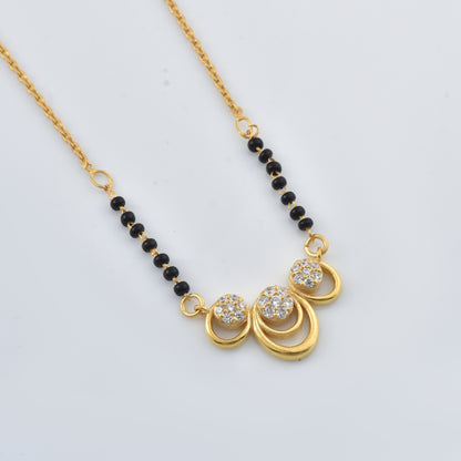925 Silver Gold-Plated Mangalsutra