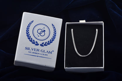 Radiate Elegance with a Stunning 925 Silver Chain