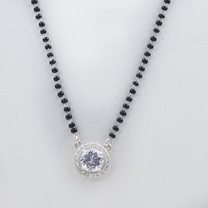 Silver Drizzle Drop Mangalsutra
