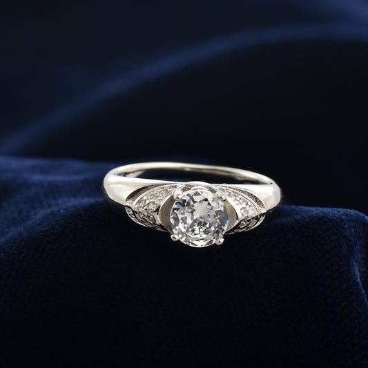 Silver Luxe Zircon Sparkle Ring