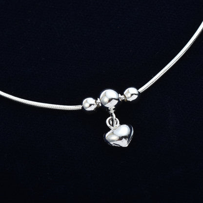 Silver Serenity Anklet