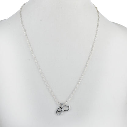 Silver Gleam Rhodium Necklace