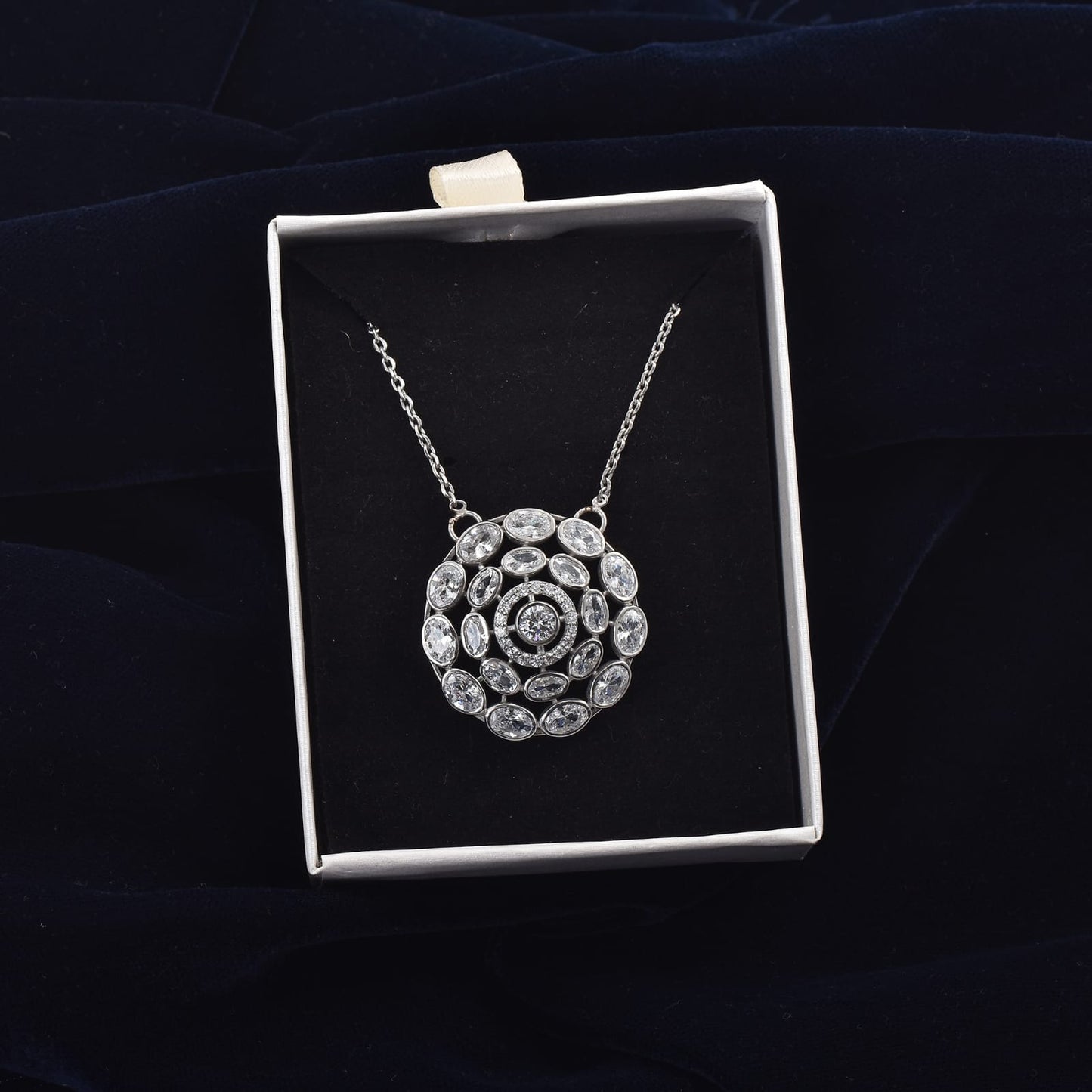 Silver Heartline Necklace