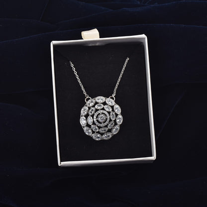 Silver Heartline Necklace