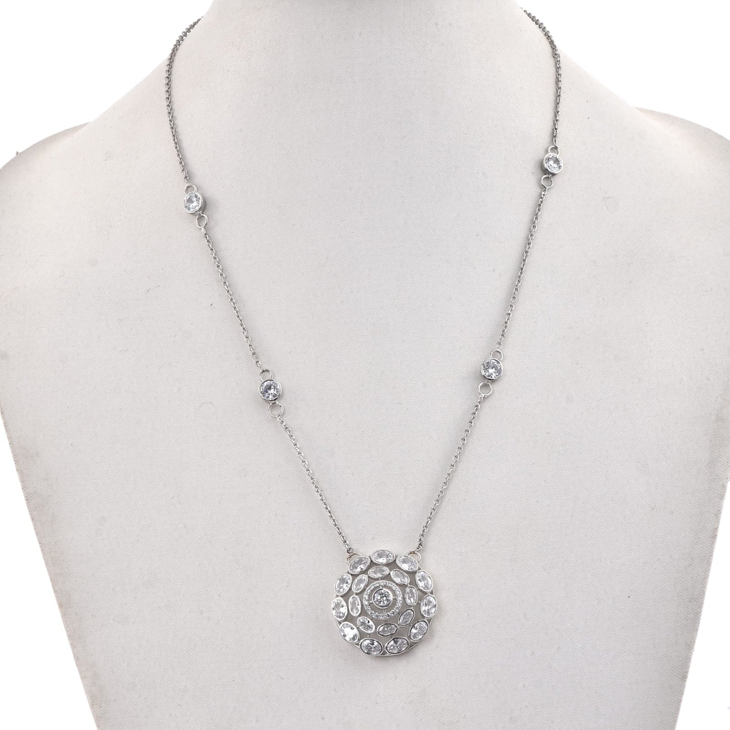 Silver Heartline Necklace
