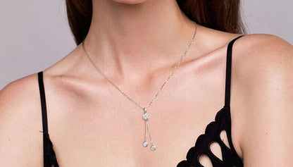 Silver GleamTwist Necklace